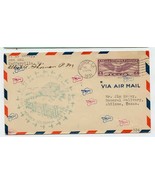 Monroe 1931 First Flight Air Mail Cover AM 33 New Orleans Louisiana Memp... - £9.32 GBP