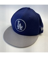 Los Angeles Dodgers New Era Hat 59Fifty Dodgers World Series Fitted SZ 8 - $25.87