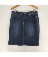 Nine West Denim Skirt Vintage America Collection Women&#39;s 8/29 - £19.44 GBP