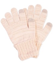 MSRP $18 Style &amp; Co Solid Shine Pink Gloves Size OSFA - $5.12