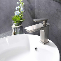 Bathroom Faucet To Vessel Sink Basin Mixer Tap Brushed Nickel Aqt0026 - $84.99