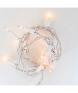 10 Bulb Clear Glass Craft Lights White Wire - €8,64 EUR