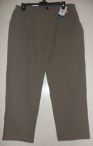 Nwt Mens World Wide Sportsman Upf 50+ Brown Convertible Pants Size Xl / 30 - £22.00 GBP