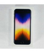 New! Verizon Prepaid Apple iPhone SE3 64GB Black Sealed Prepaid Smartphone - $129.99
