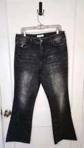 Vervet Black High Rise Flare Jeans By Flying Monkey Women’s Size 32 Stretch - $28.05