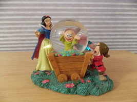 Disney Snow White, Grumpy and Dopey Mini Snowglobe  - £23.98 GBP