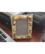 handmade sea shell PICTURE beach theme FRAME 7516A - $12.00