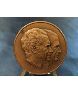 1973 Nixon Agnew Inauguration Second Term Medal 3&quot; Bronze Stand 1 20 - $38.35 CAD