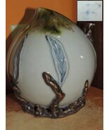 Peach shaped Water Dropper / Ewer 5.75" Jun type glaze tea mark Chinese/ Korean - $878.03 CAD