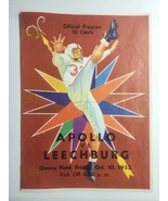 1952 Apollo PA vs Leechburg Blue Devils PA High School Football Program S49 - £9.40 GBP