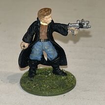 Ral Partha Warhammer Metal Painted Miniature Spy Futuristic Trenchcoat A... - $18.97