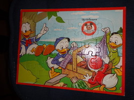 Jaymar FRAME TRAY PUZZLE Donald Duck &amp; the Nephews Disney - £5.53 GBP
