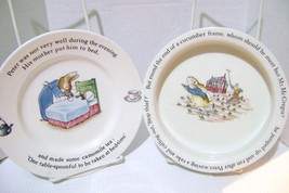 Wedgwood Etruria &amp; Barlaston Peter Rabbit Child&#39;s Cereal Bowl &amp;  Plate - £11.15 GBP