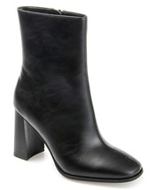 Journee Collection Women&#39;s January Two Tone Booties Black Size 8.5M B4HP - £30.85 GBP