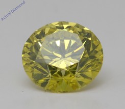 Round Natural Mined Loose Diamond (1.4 Ct Yellow SI1(Enhanced)) IGL - £1,676.37 GBP