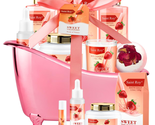 Mother Day Luxury Bath Set- Home Spa Gift Basket with Sweety Strawberry ... - £34.03 GBP