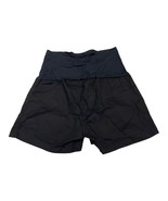 Maacie Maternity L Shorts Summer Casual Shorts Over-The-Belly Panel Black - $12.01