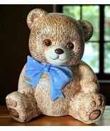 Vintage Tienshan Theodore Country Bear Cookie Jar Adorable Polka Dot Bow... - $52.24