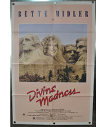 Divine Madness A Original One Sheet Movie Poster 1980 27 x 41 - $10.45 CAD