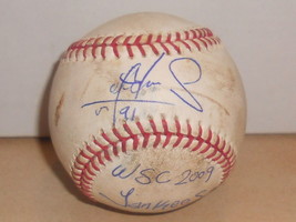 alfredo aceves Signed Autographed  Rawlings Baseball ROMLB WS Champ - $33.14