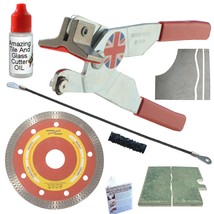 Glass and Tile Cutter Tool Cut Floor Tile Glass Tile Cut Straight and Cu... - £21.78 GBP+
