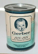 Vintage Gerber&#39;s Bank Can 1928-1978 Fifty Years Of Caring 50th Anniversary - £7.86 GBP