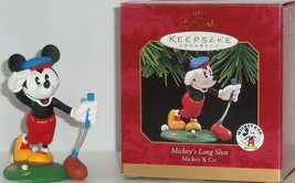 Disney Mickey Mouse Hallmark Ornament 1997 Long Shot Golf Golfer Vintage... - $24.95