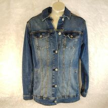Lularoe Jaxon Stretchy Denim Jean Jacket Women's Size XS Fits up to Medi... - $39.60