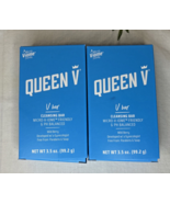(2) Queen V Cleansing Bar Wild Berry pH Balanced Feminine Soap 3.5 oz - £9.27 GBP