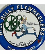 Engine &amp; Tractor Show Button Pinback Hill Billy Flywheelers Irvine Ky Ap... - $10.33 CAD