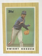 Dwight Gooden 1987 Topps Mini #23 New York Mets League Leaders Baseball Card - £0.77 GBP