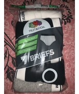 Fruit Of The Loom ~ Boy&#39;s Briefs 7-Pair Underwear Black  Moisture Wick ~... - $23.00 CAD