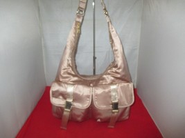 STEVE MADDEN Cole Satin Hobo $98 Champagne  -  #3448 - $375.96 MXN