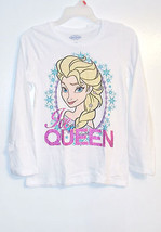 Disney Frozen Girls Long Sleeve T-Shirt Elsa Ice Queen Size XLarge 14 NWT - $11.19
