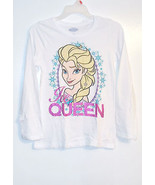 Disney Frozen Girls Long Sleeve T-Shirt Elsa Ice Queen Size XLarge 14 NWT - £7.67 GBP