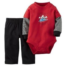 Carters Infant Boys 2pc Set Pants Outfit Size- NB ,3M NWT  - £12.75 GBP