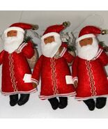 2024 Target Wondershop Red Santa Carrying Sacks Ornaments Lot Of 3 - €19,56 EUR