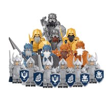 14pcs The Lord of the Rings Erebor Dwarf Warriors The Swan Knights Minifigures - £22.01 GBP