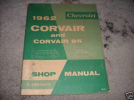 1962 Chevrolet Corvair 95 Service Atelier Manuel Supplément OEM GM Worn 62 - £7.94 GBP