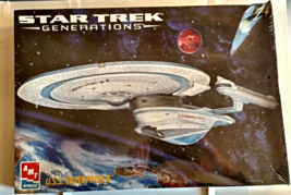 Star Trek Generations Uss Enterprise B Model Amt Ertl Kit Rare Vintage Sealed - £127.87 GBP
