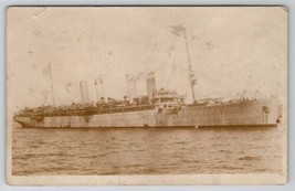 USS Von Steuben RPPC 1919 Ed Wall to Brother Luma Ohio Family  Postcard F29 - £21.20 GBP