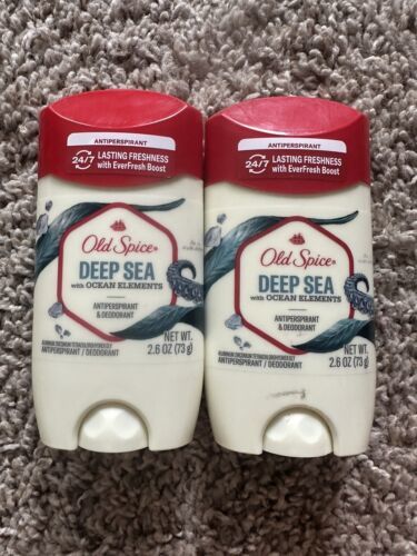 2X Old Spice Trip Protect Anti Perspirant Deep Sea Ocean Elements 2.6oz Exp 2025 - $12.11