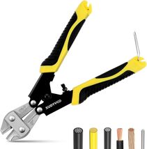 8IN Mini Bolt Cutters Heavy Duty Wire Cable Cutters Non-Slip Handle Wire... - $19.92