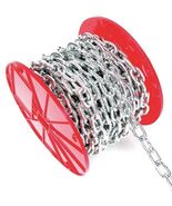 Koch 713926 Machine Straight Chain, Trade Size 2/0 by 50 Feet, Zinc Plated - $83.79 CAD