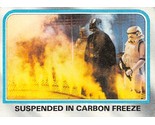 1980 Topps Star Wars #206 Suspended In Carbon Freeze Boba Fett Vader U - £0.69 GBP