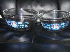 Pillsbury Doughboy Glass Utility Bowls - Set Of 2 New - £32.49 GBP