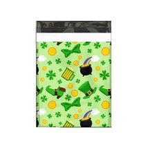 10x13 (  Lucky Shamrock ) Boutique Designer Poly Mailer Bags Fast Free S... - $0.99
