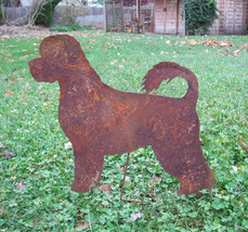 Portuguese Water Dog Garden Stake or Wall Hanging - $53.50