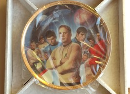 STAR TREK 25th Anniversary Commemorative Plate Captain Kirk by Thomas Blackshear - $74.99