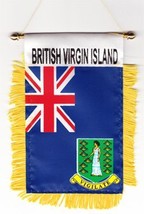British Virgin Islands Window Hanging Flag (fringed) - £2.63 GBP